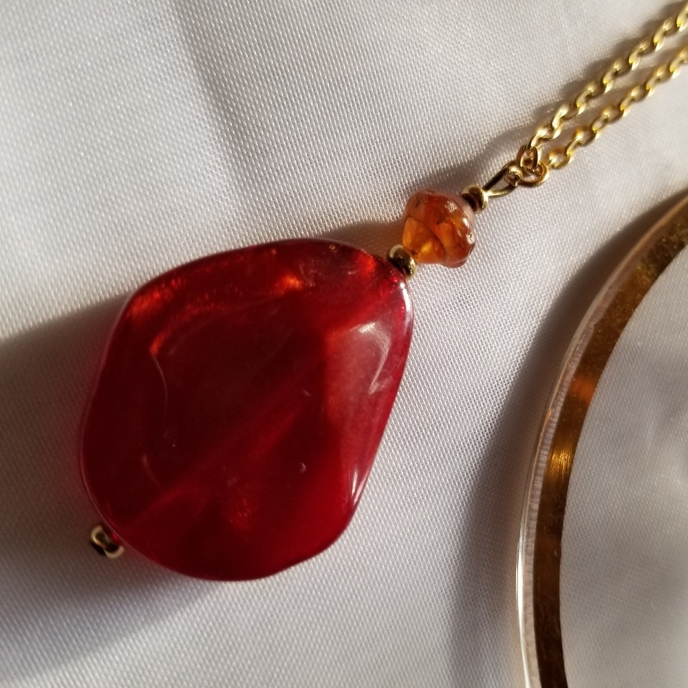 ❗5 For $2️⃣5️⃣  Red Pendant Necklace